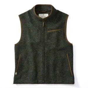 Ritter Men's Dark Green Alpaca & Wool Vest